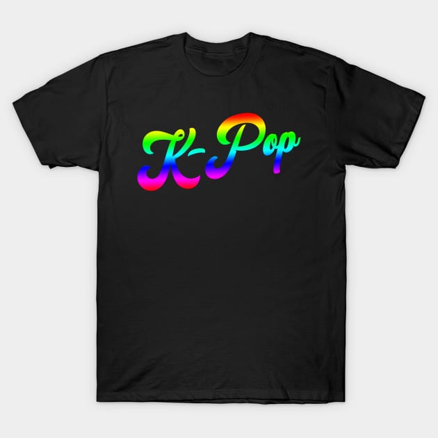 K-Pop Writing Korean Pop T-Shirt by Foxxy Merch